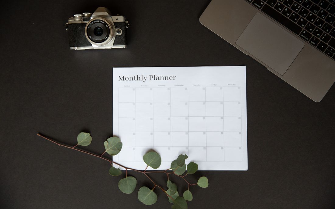 A yearly recount calendar